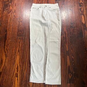 Lee 28 x 30  Y2K Straight Leg Jeans Beige Regular